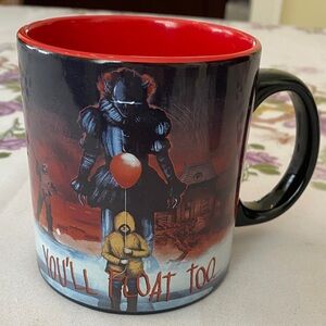 Chilling Black and Red Horror Mug